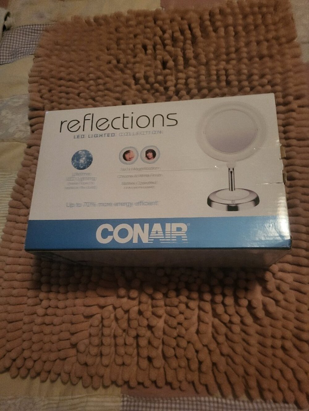 Conair Reflections LED Lighted Vanity Makeup Mirror - Open Box (New, never used)